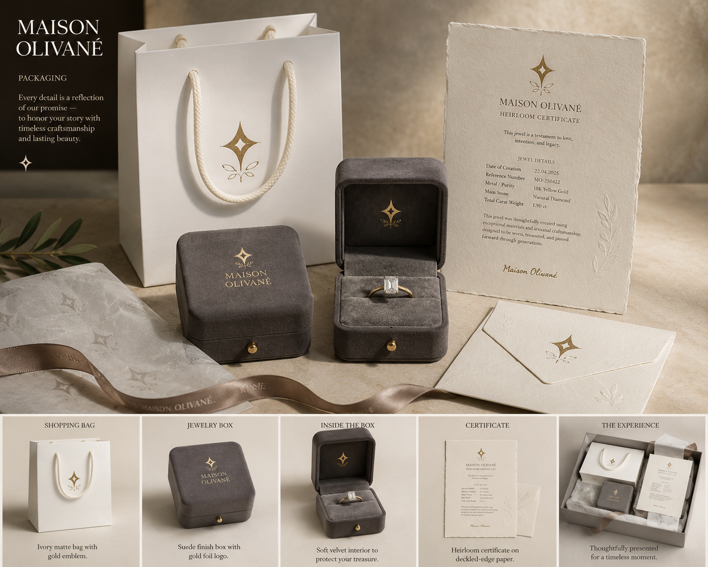 Maison Olivané Packaging